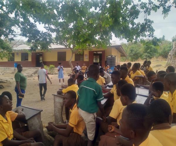 TEENAGE PREGNANCY SENSITIZATION AT PIPIE, NKOWI, OBBO AND ABONO D/A JUNIOR HIGH.