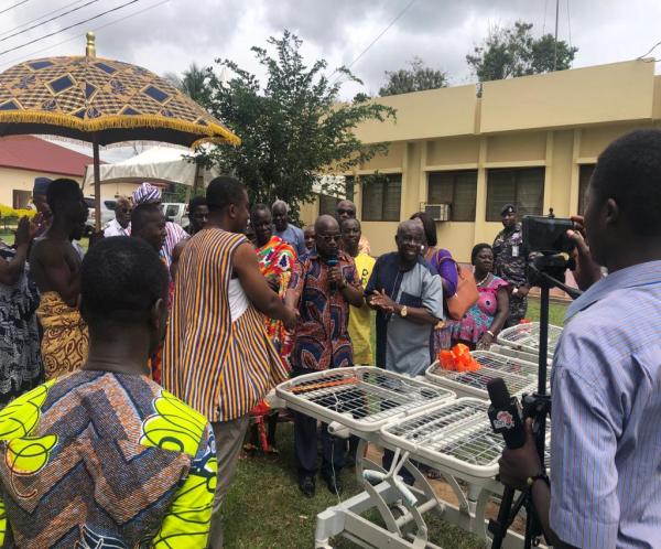 HANDING OVER OF HOSPITAL BEDS BY REGIONAL MINISTER