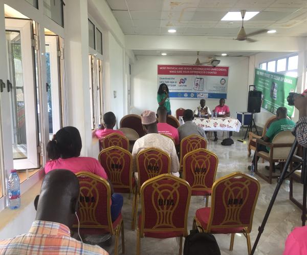 LAUNCHING OF THE GENDER-BASED VIOLENCE AND SOLID WASTE MANAGEMENT PROGRAMME.
