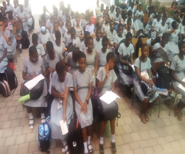 SENSITIZATION ON GENDER-BASED VIOLENCE AT THE ORIENTATION CEREMONY OF BOSOMTWE GIRLS STEM SCHOOL