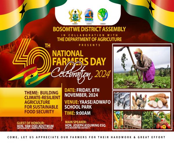 40TH NATIONAL FARMERS’ DAY CELEBRATION