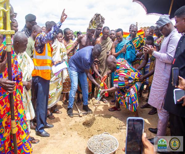 SOD-CUTTING CEREMONY OF THE 24-HOUR ECONOMY MARKET