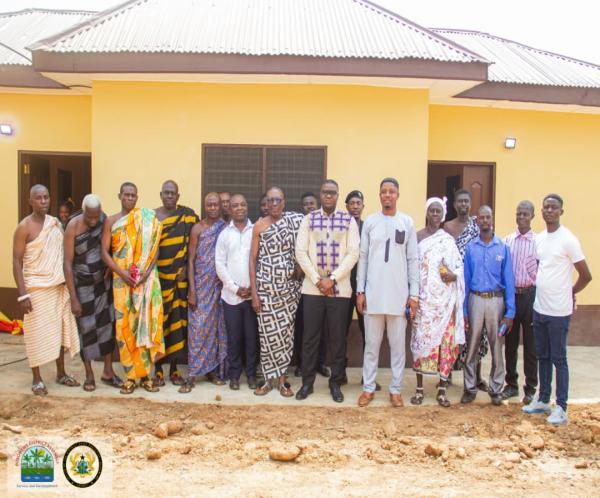 COMMISSIONING 1NO. 12-SEATER WATER CLOSET TOILET FACILITY AND MECHANIZED BOREHOLE AND OVERHEAD TANK AT KROM-ADWAFO