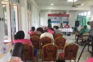LAUNCHING OF THE GENDER-BASED VIOLENCE AND SOLID WASTE MANAGEMENT PROGRAMME.