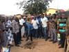 A SOD CUTTING CEREMONY 