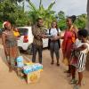 SUPPLY OF FOOD DONATED TO A FAMILY OF TRIPLET ON 14TH MARCH 2022 AT PAISE.